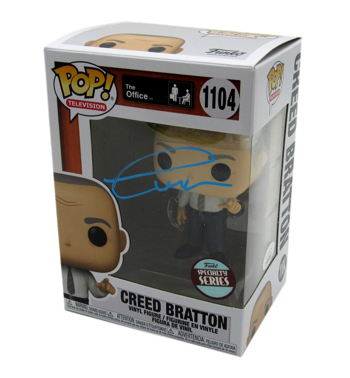 Creed Bratton Autographed Funko Pop! #1104 Figurine "The Office" JSA 184765