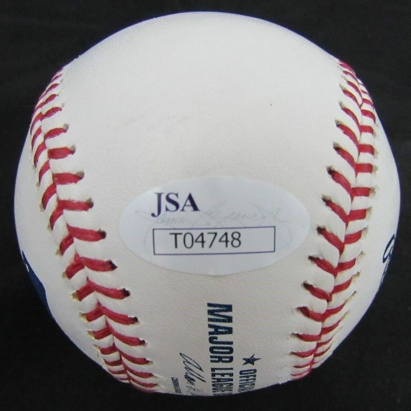 Milton Bradley Texas Rangers Autographed/Signed Rawlings Baseball JSA130783