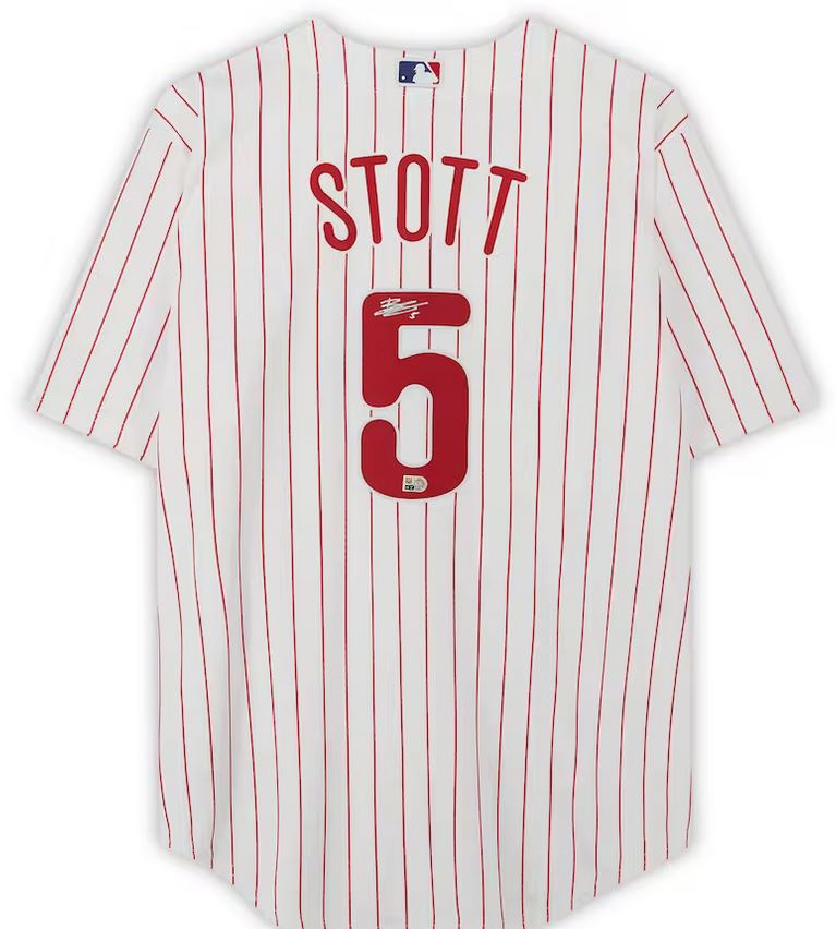 Bryson Stott Signed Nike Baseball Jersey Phillies Size XL Fanatics 189910