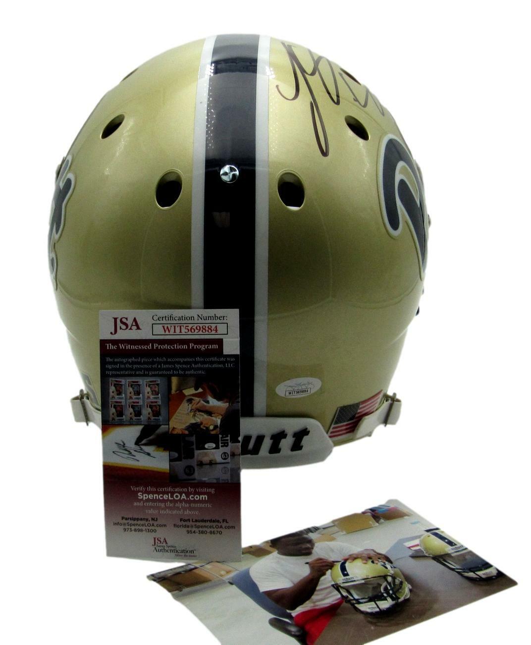 LeSean McCoy Signed/Autographed Pitt Panther Full Size Replica Helmet JSA 159823