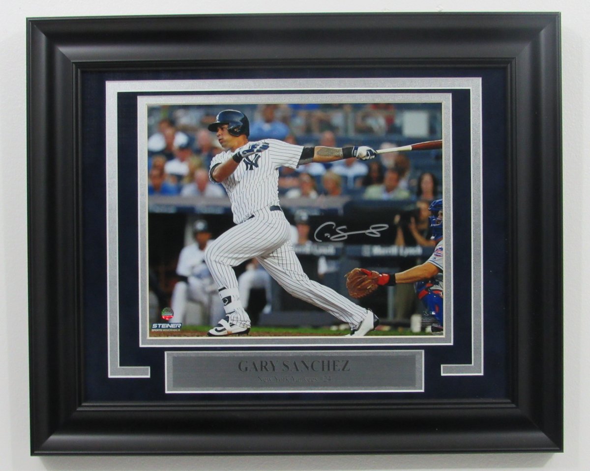 Gary Sanchez Yankees Autographed 8x10 Photo Framed 131693