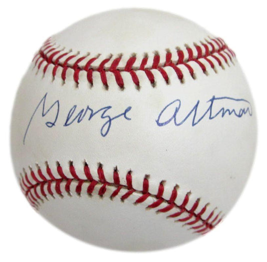 George Altman Signed OAL Baseball Negro League Cubs Kansas City Monarchs PSA/DNA