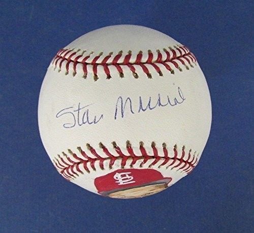 Stan Musial St. Louis Cardinals Signed/Autog Hand Painted Baseball w/COA 124144