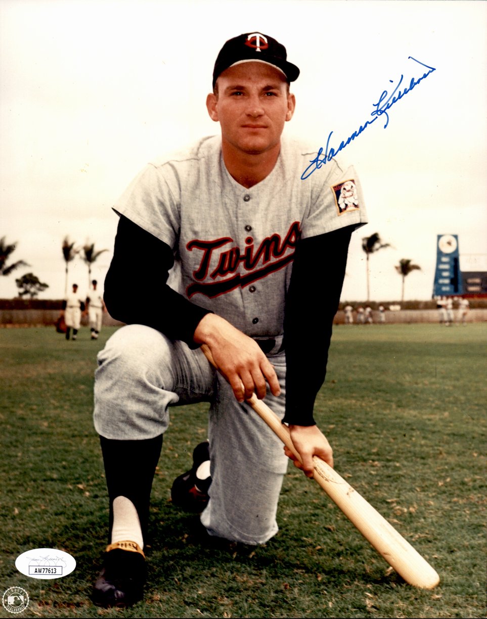 Harmon Killebrew HOF Signed/Autographed 8x10 Photo Minnesota Twins JSA 191378