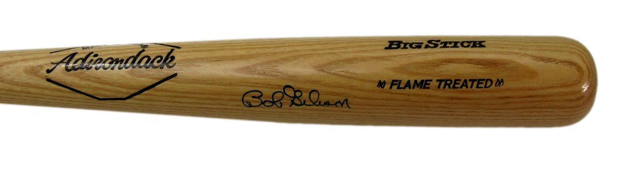 Bob Gibson HOF Autographed Adirondack Big Stick Bat Cardinals JSA 180928