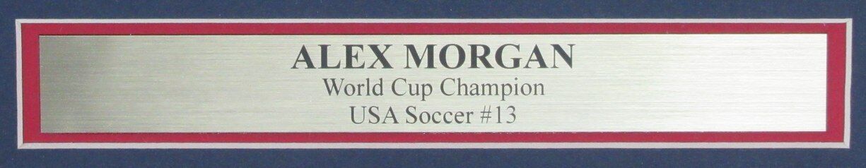 Alex Morgan Autographed 16x20 Photo U.S. Women's Soccer Framed JSA 175514