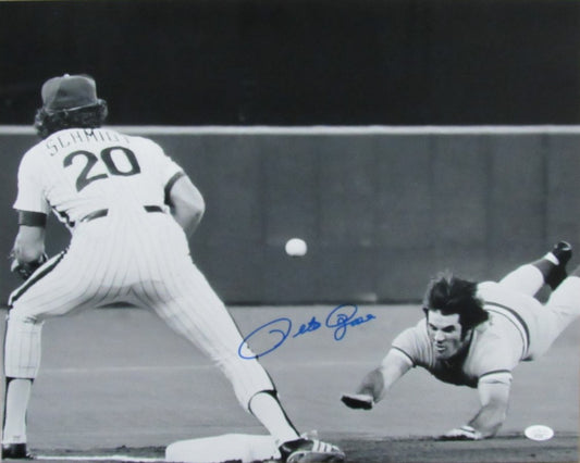 Pete Rose Cincinnati Reds Autographed/Signed 16x20 Photo JSA 189710