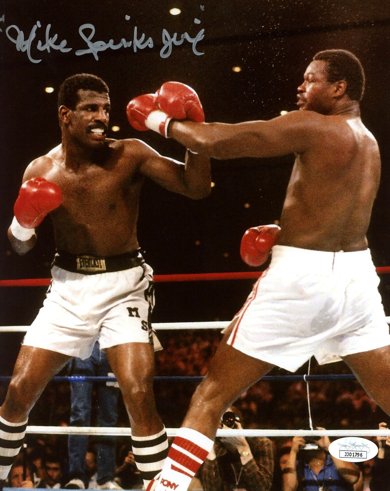 Michael Spinks Boxing Champ Signed/Autographed 8x10 Photo JSA 153997