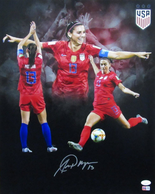 Alex Morgan US Women's Soccer Signed/Autographed 16x20 Photo JSA