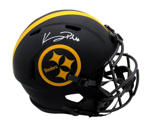 Kenny Pickett Signed Eclipse Full Size Replica Steelers Football Helmet Beckett