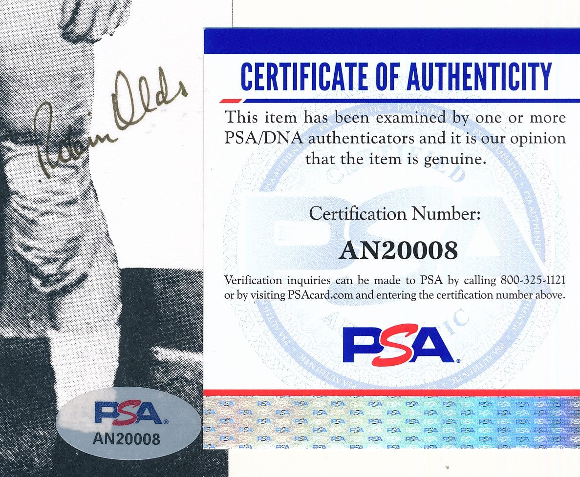 Robin Olds Signed/Auto Mounted 3x8 Magazine Photo Army PSA/DNA 188144