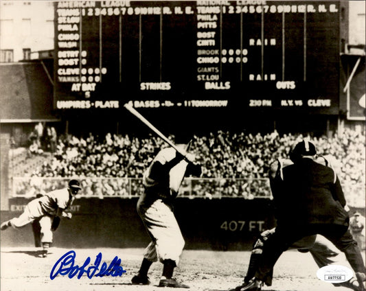 Bob Feller HOF Signed/Autographed 8x10 Photo Cleveland Indians JSA 191469