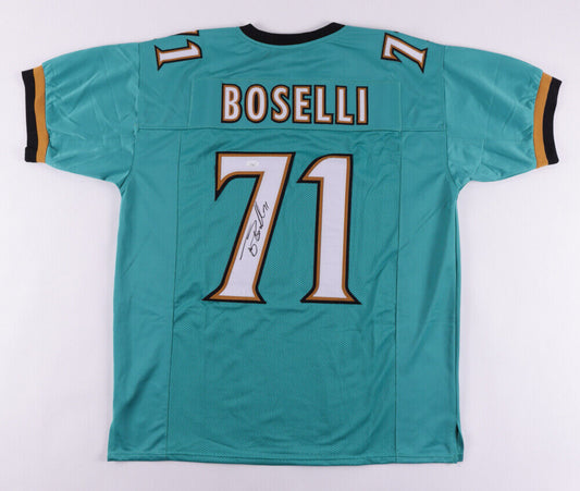 Tony Boselli Signed/Autographed Jaguars Custom Football Jersey JSA 162038