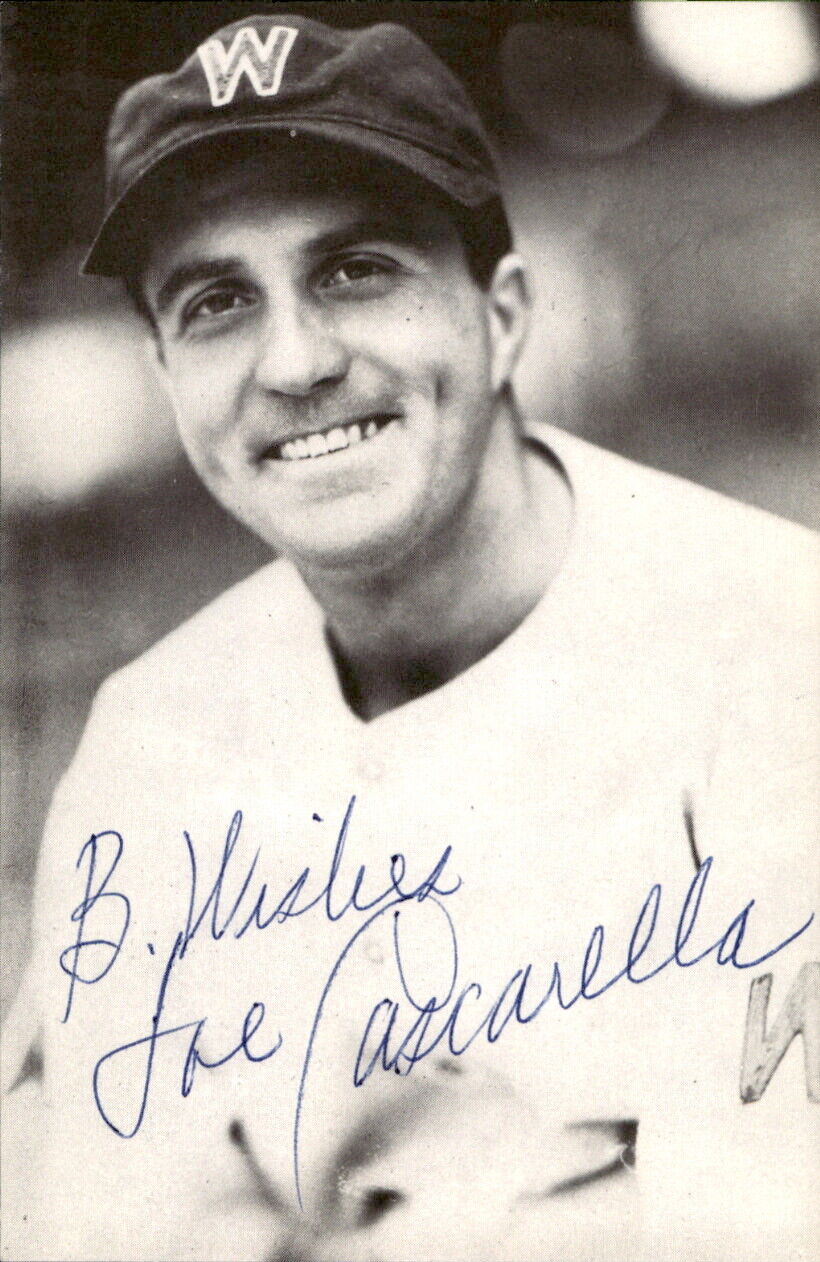 Joe Cascarella Senators d. 2002 Signed/Autographed 3x5  Photo 178117