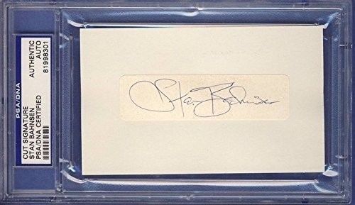 STAN BAHNSEN Signed Cut Signature PSA/DNA Slabbed 133095