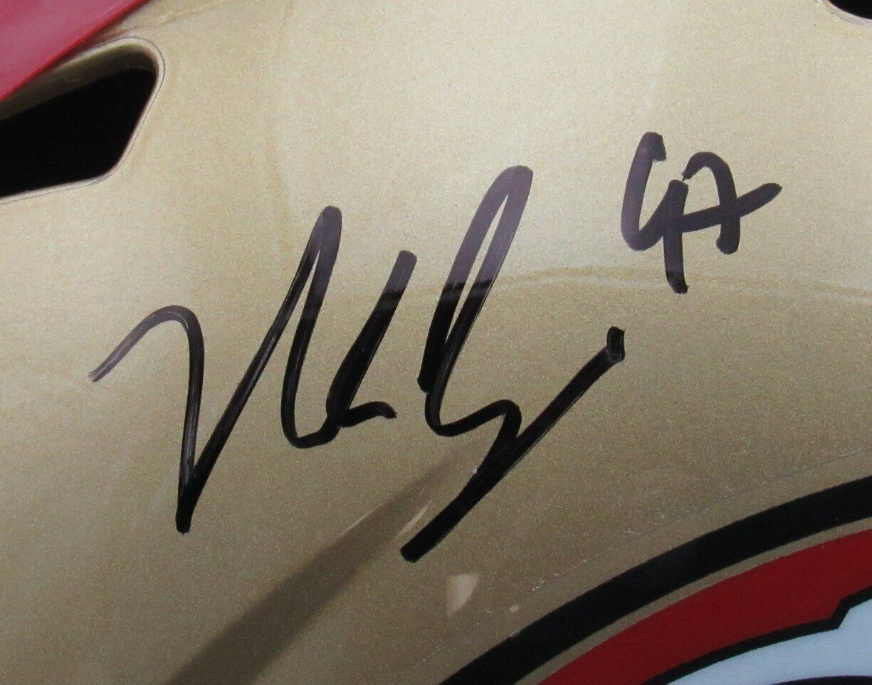 Nick Bosa Signed/Autographed 49ers Speed Full Size Replica Helmet Beckett 167558