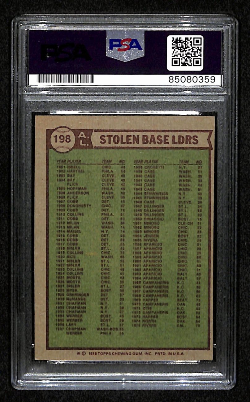 Rivers/Washington/Otis Multi-Signed 1976 Topps Card #198 PSA/DNA 184394