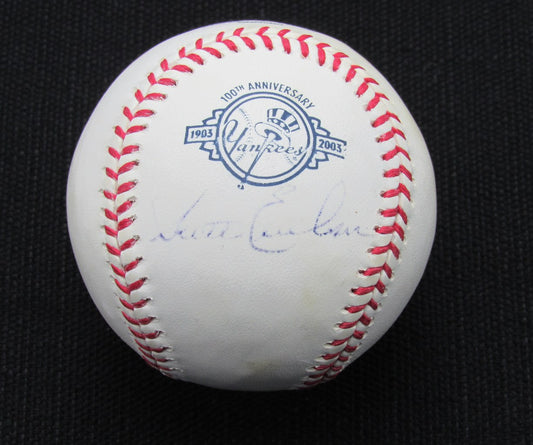 Scott Erickson Signed/Auto Yankees 100th OML Baseball JSA 186715