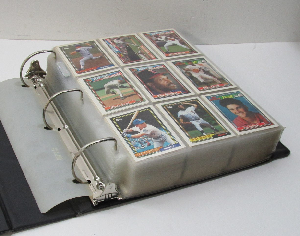 1992 Topps Complete Baseball Set (792) In Binder w/Pages 192020