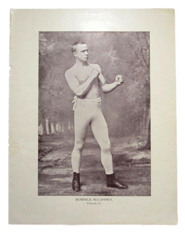 Dominick McCaffrey Pittsburgh Boxer 1895 Boxing Gladiators 11x15 Poster