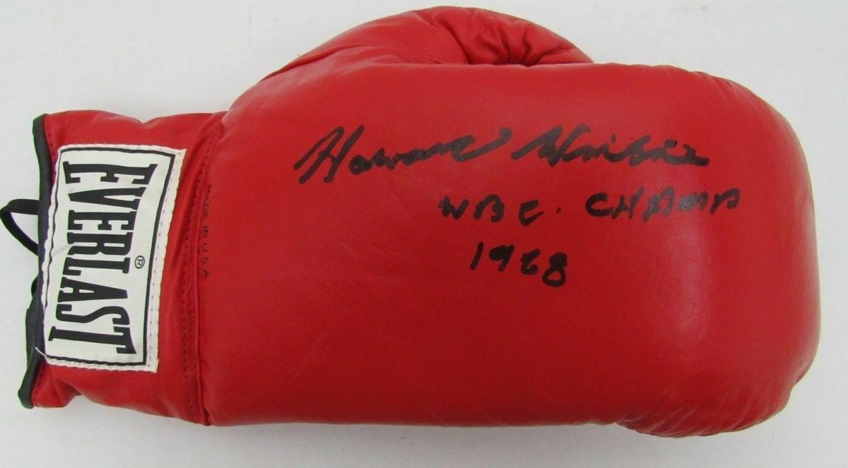 Howard Winstone "The Welsh Wizard" Risen Signed Everlast Boxing Glove JSA 134507