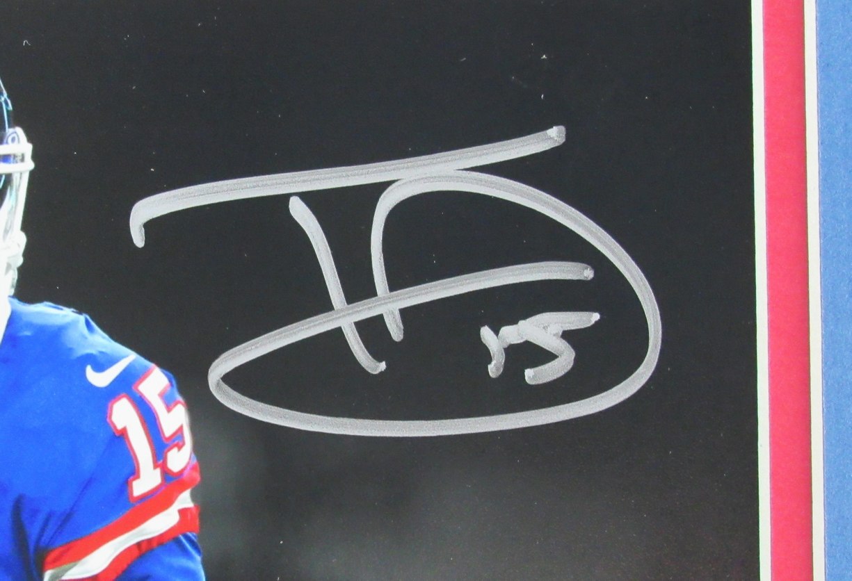 Tommy DeVito Autographed/signed 8x10 Framed NY Giants Beckett 184881