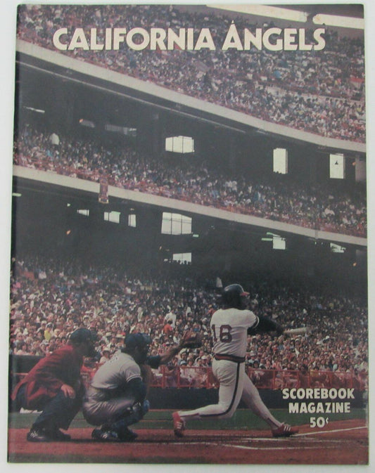 1978 California Angels vs. Royals Program Magazine Ron Jackson 153272