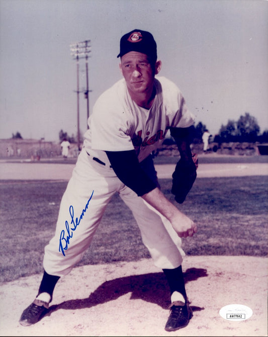Bob Lemon HOF Signed/Autographed 8x10 Photo Cleveland Indians JSA 191349