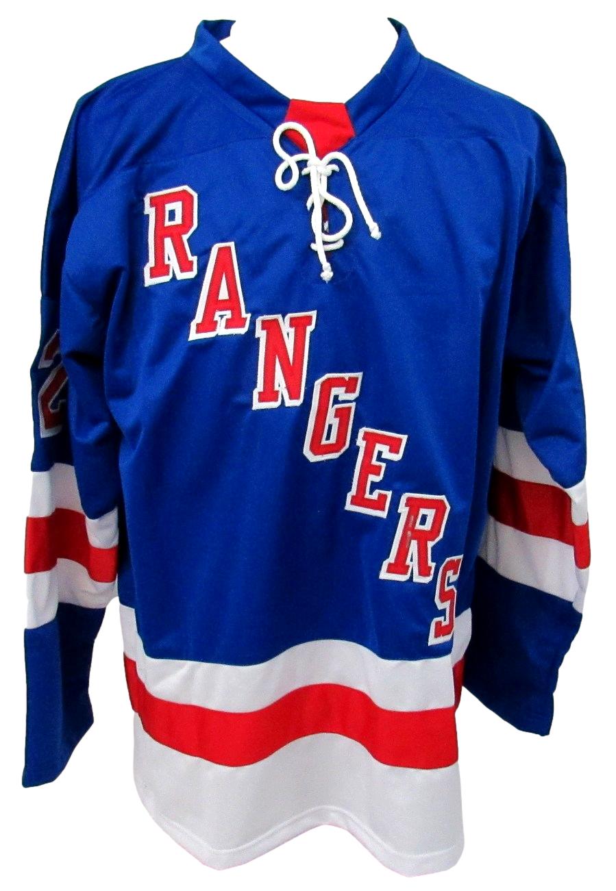 Stephane Matteau Signed/Inscribed Rangers Custom Hockey Jersey JSA 162329