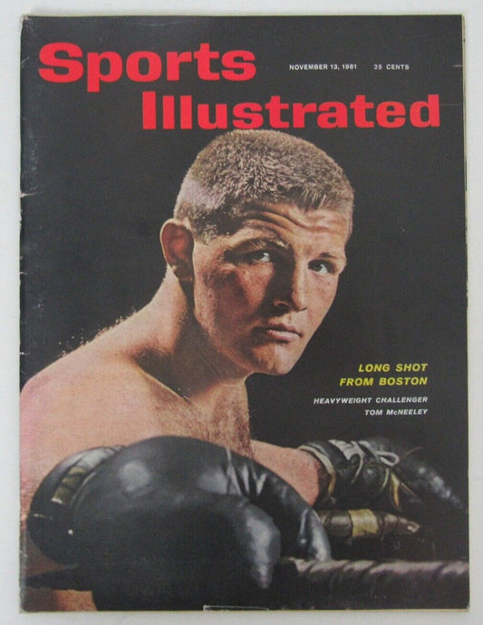 Tom McNeeley Boxing Champ 1961 Sports Illustrated Magazine NO LABEL152075