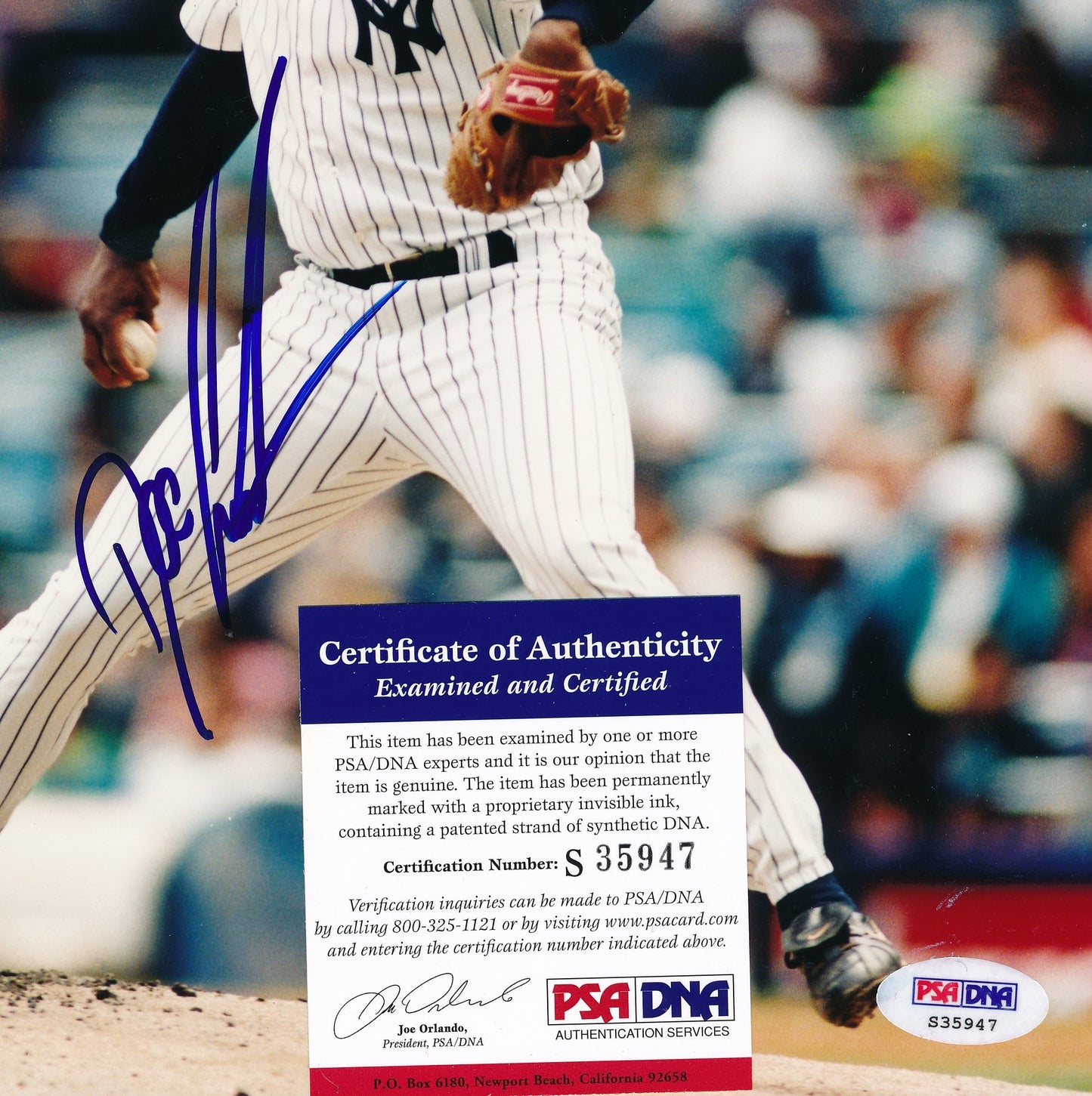Doc Gooden Signed/Autographed 8x10 Photo New York Yankees PSA/DNA 191878