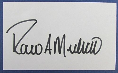 Rocco Mediate Golf PGA Autographed/Signed 3x5 Index Card 127070