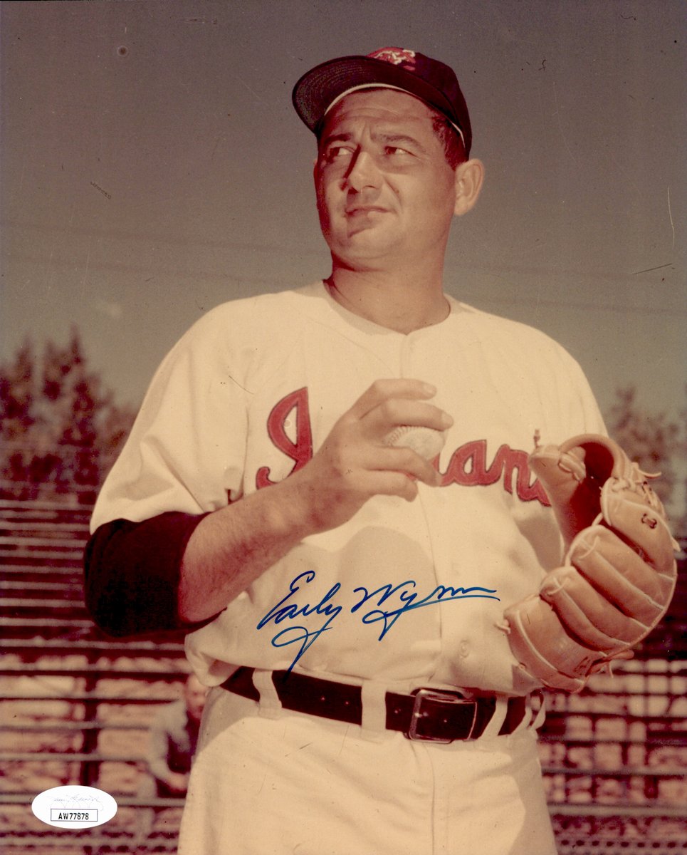 Early Wynn HOF Signed/Autographed 8x10 Photo Cleveland Indians JSA 191066