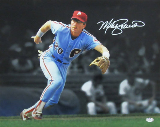 Mike Schmidt HOF Autographed 16x20 Photo Philadelphia Phillies PSA/DNA  177557