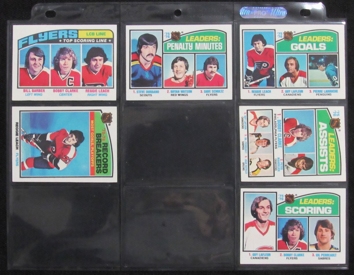 1976-77 Topps Hockey Philadelphia Flyers Complete Team Set (24/24) Cards 189204