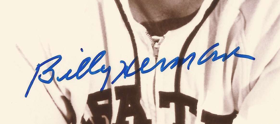 Billy Herman Pittsburgh Pirates HOF Signed/Autographed 8x10 B/W Photo 149983