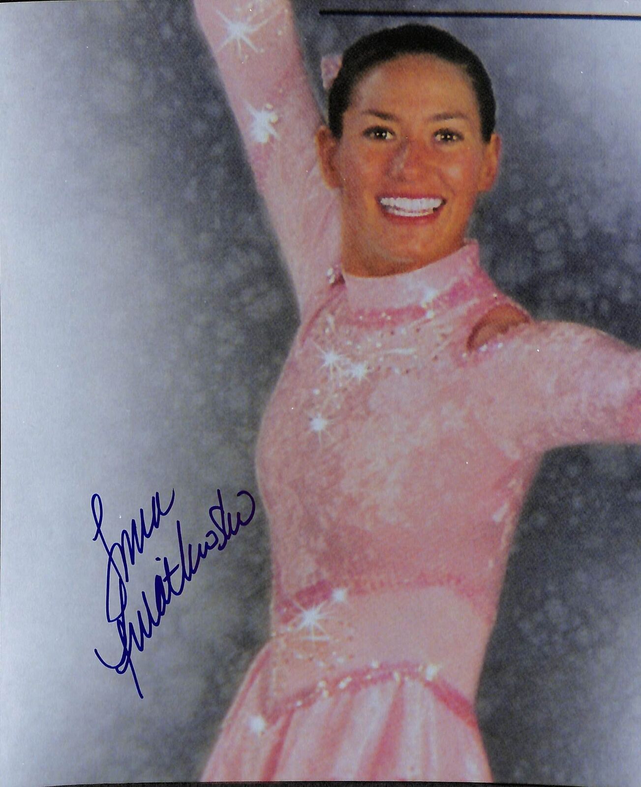 Tonia Kwiatkowski US Women's Figure Skater Signed/Autographed 8x10 Photo 170750