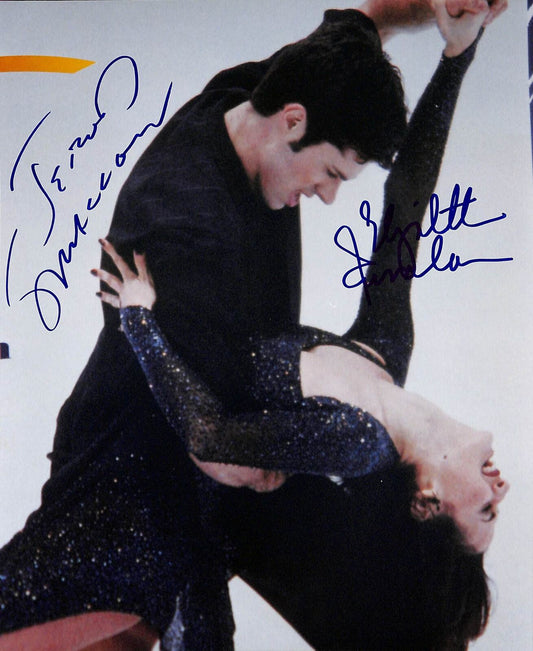 Punsalan and Swallow 5X US Ice Dancing Champs Signed 8x10 Photo 170799