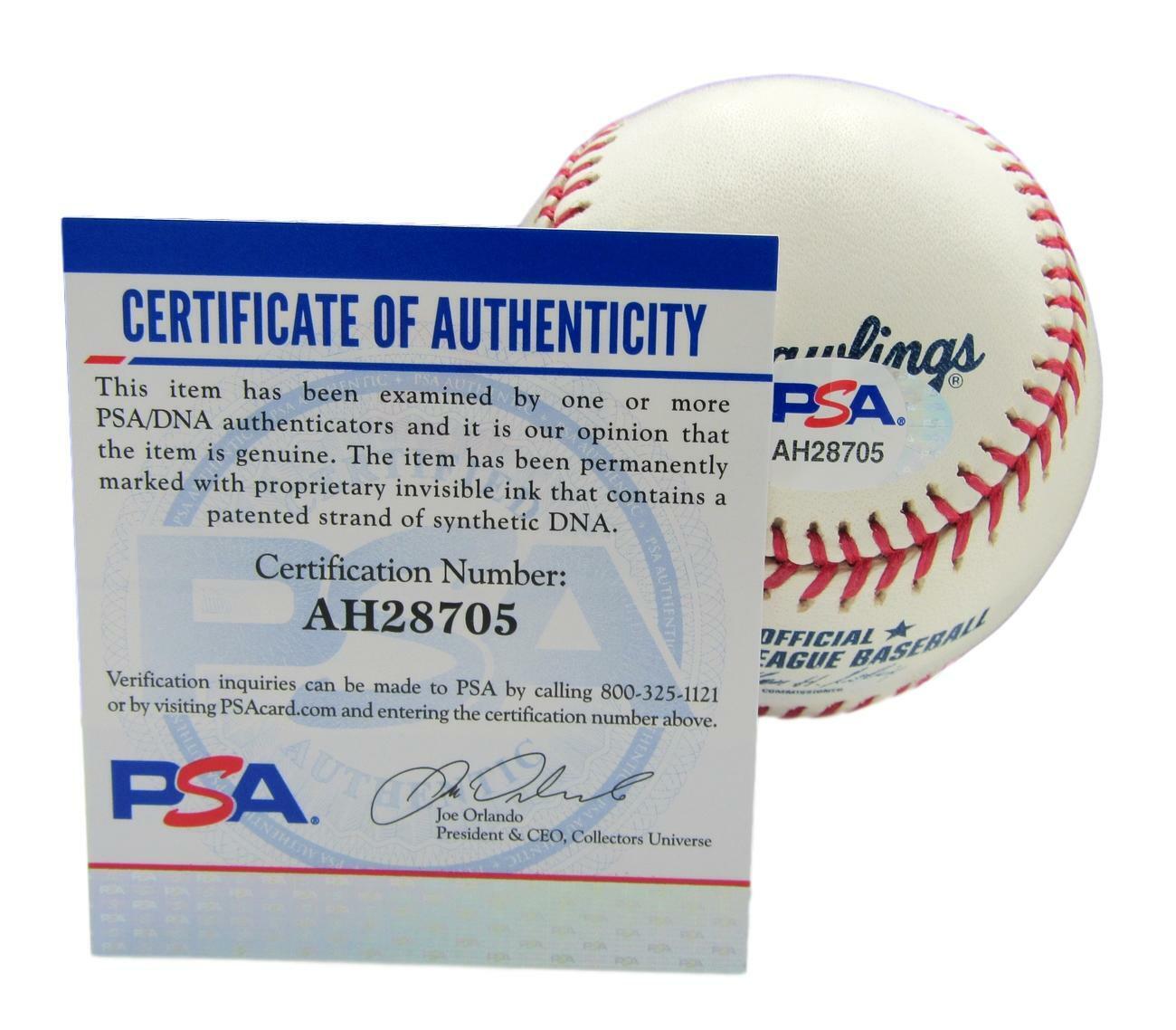 Rawly Eastwick Signed/Auto Reds/Yankees Rawlings OML Baseball PSA/DNA 154570