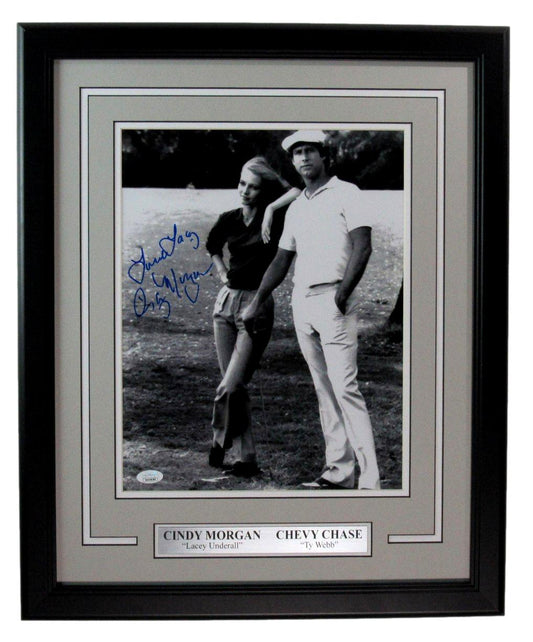 Cindy Morgan Autographed 11x14 Photo "Caddy Shack" Framed JSA 192404