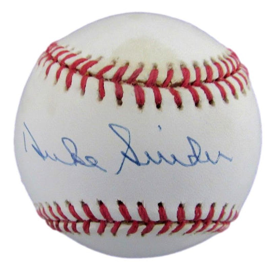 Duke Snider HOF Signed/Auto ONL Baseball Brooklyn Dodgers JSA 186389