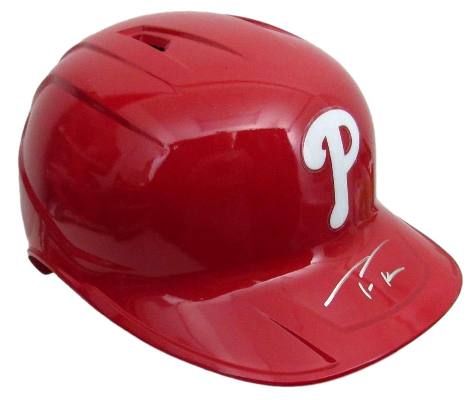 Trea Turner Signed Full Size MLB Replica Batting Helmet Phillies Beckett 188187