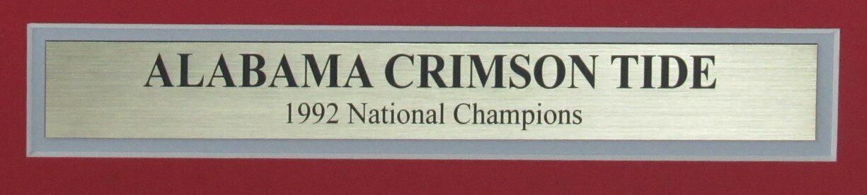 Alabama Crimson Tide 1992 NCAA Champs Times-Picayune Newspaper Framed 166091