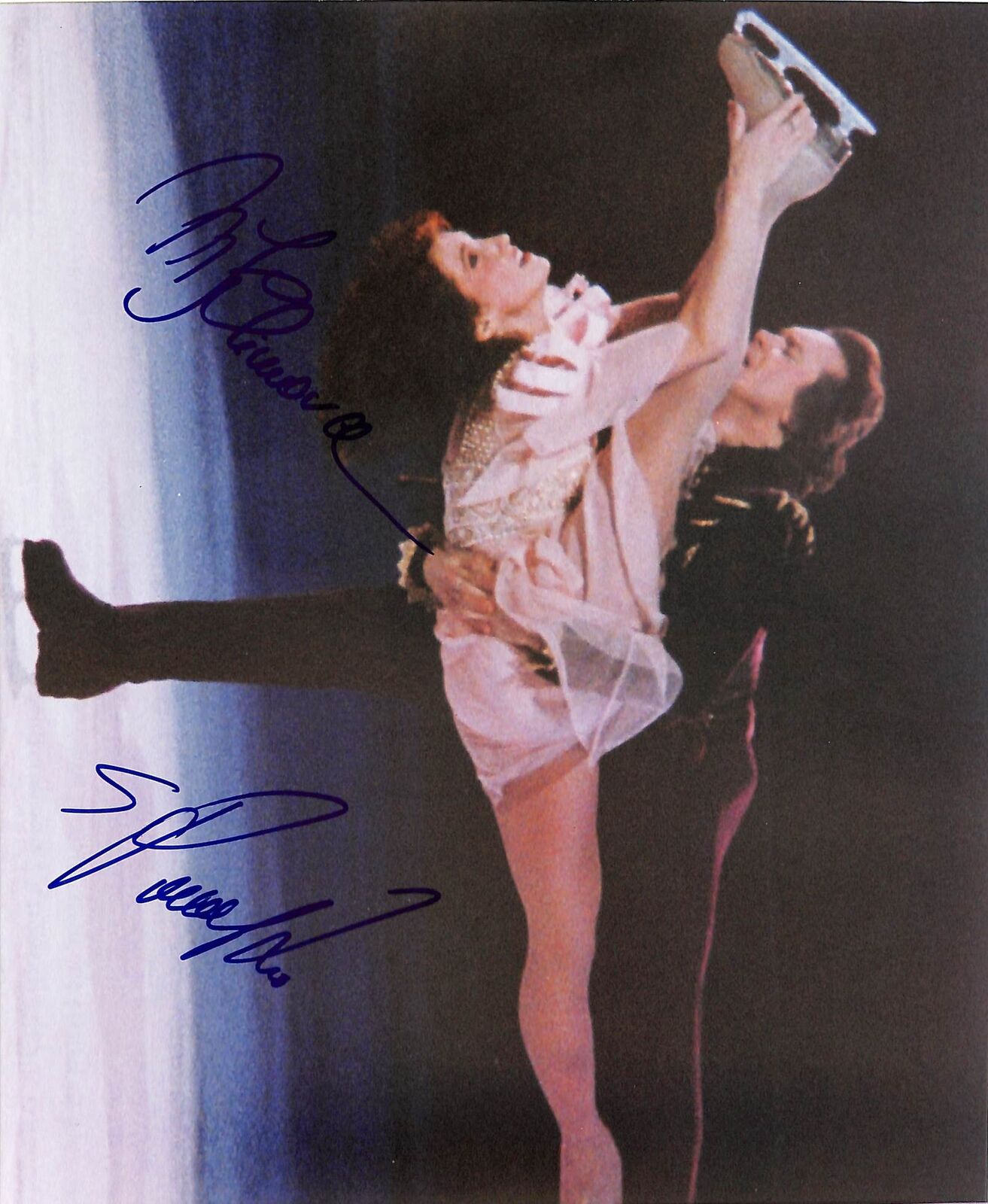 Klimova and Ponomarenko 1992 Gold Medalists Signed 8x10 Photo 180456