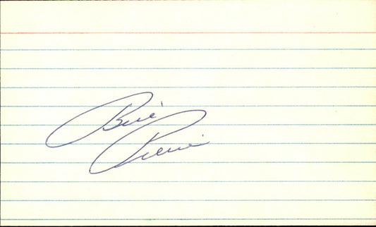 Bill Pierce Chicago White Sox d.2015 Signed/Autographed 3x5 Index Card 162516