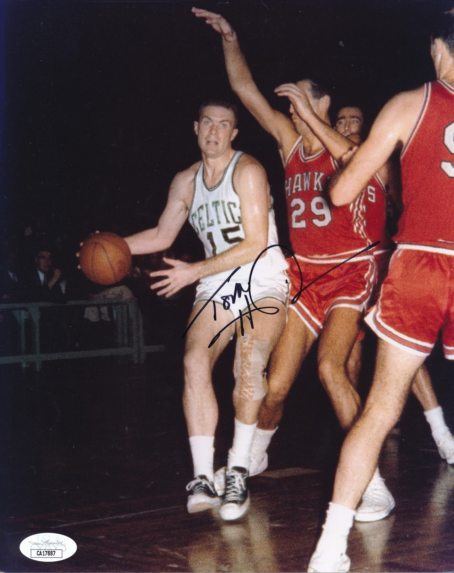 Tom Heinsohn HOF Signed/Autographed 8x10 Photo Boston Celtics JSA 192946