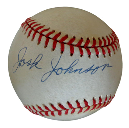 Josh Johnson Autographed Baseball Negro League Baseball Grays JSA 179599