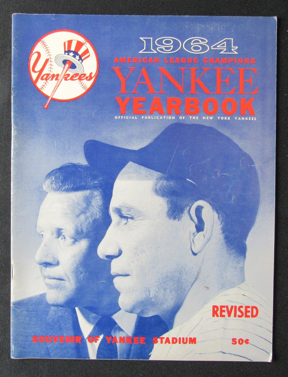 1964 American League Champions New York Yankees Yearbook 183855