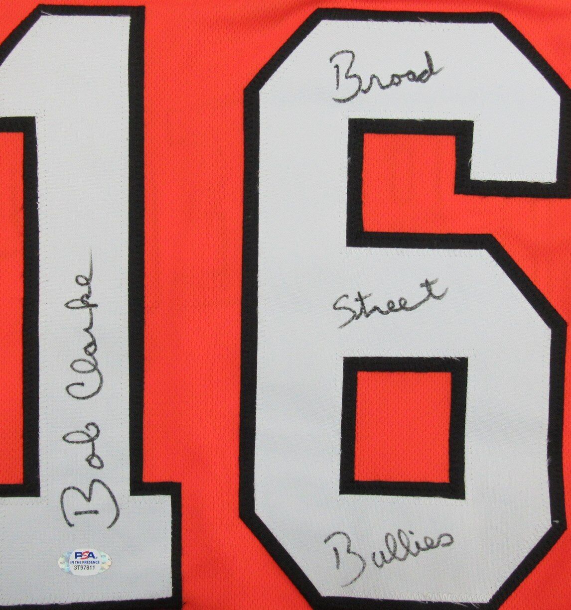 Bobby Clarke HOF Autographed/Inscribed Custom Hockey Jersey Flyers PSA/DNA