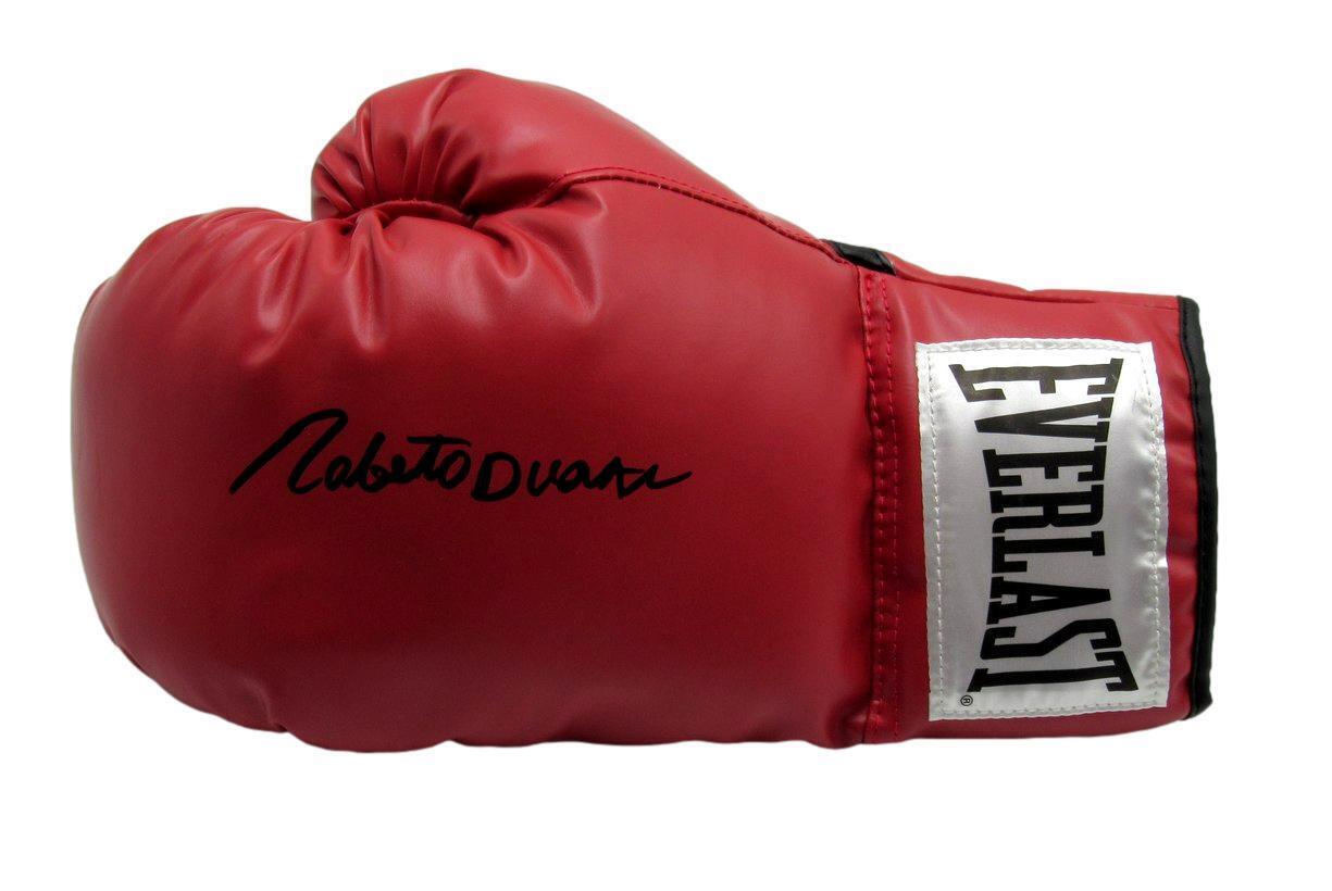 Roberto Duran Autographed/Signed Boxing Glove (Left) JSA 180814